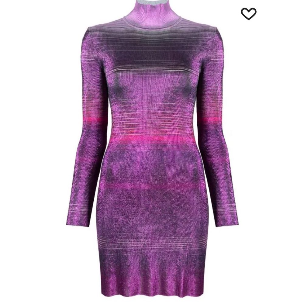 Missoni striped metallic dress